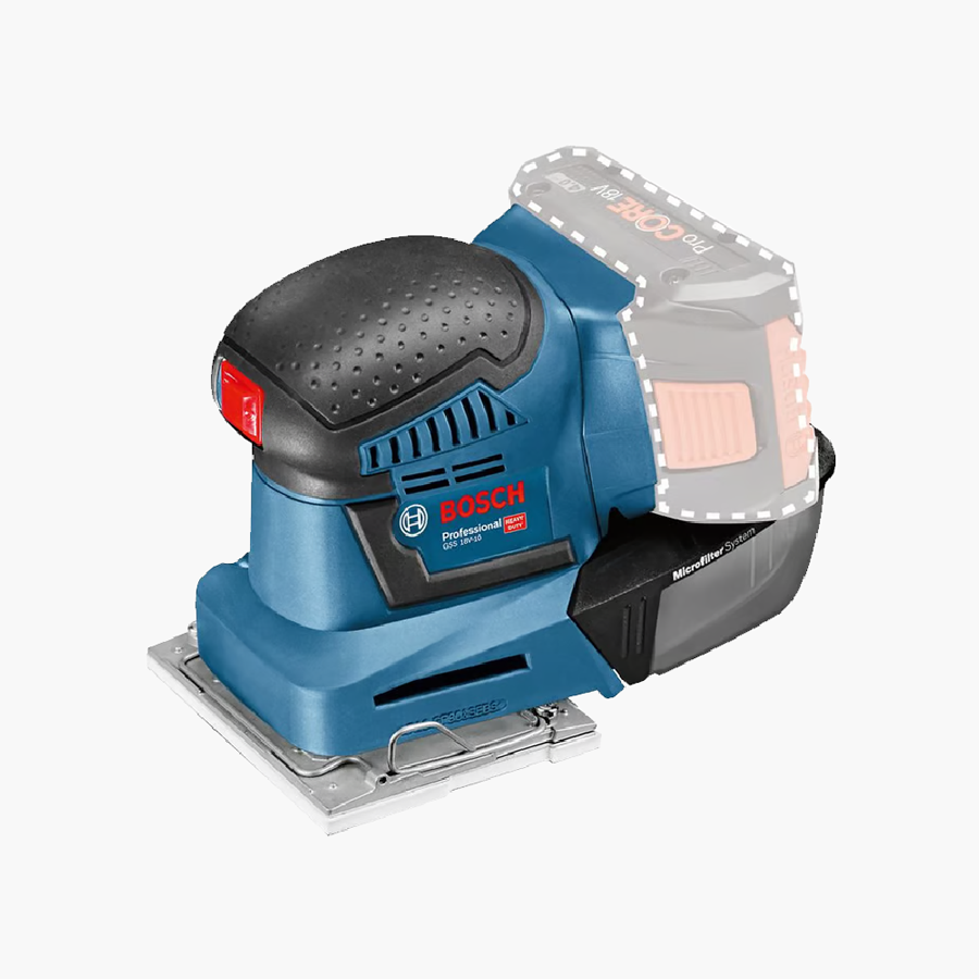 GSS-18V-10-1.png Lijadora Orbital Inalámbrica GSS 18V-10 18V 1/4 (115 x 107 mm) Professional Bosch (Sin Batería)