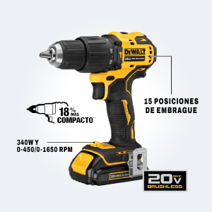 Kit De Taladro Percutor Inalambrico De 1 2 DCD709D2 B2 5 300x300